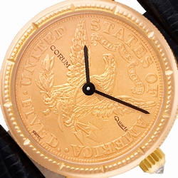 Corum Corum 2965 $5 Coin Quartz Female 18k yellow gold
