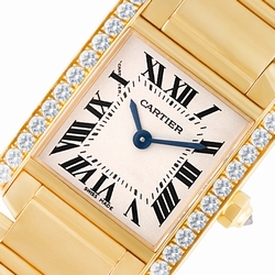 Cartier 2385 Tank Francaise Quartz Female 18k yellow gold
