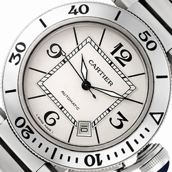 Cartier W31080M7 Pasha Seatimer Automatic Male Stainless Steel