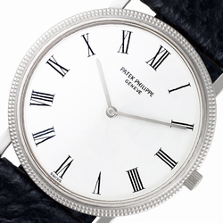 Patek Philippe 3520 Calatrava Manual Male 18k White Gold