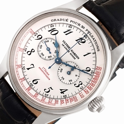 Ulysse Nardin 380-22 Pulsations 175th Manual Male 18k White Gold