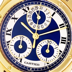 Cartier 1500 0 Santos Quartz Male 18k yellow gold