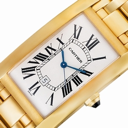 Cartier W26031K2 Americaine Tank Automatic Male 18k yellow gold
