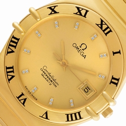 Omega Omega 4253 Constellation Quartz Male 18k Yellow Gold