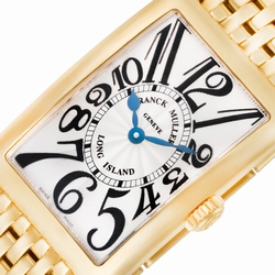 Franck Muller 902qz Long Island Quartz Female 18k yellow gold