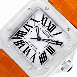 Cartier W20073X8 Santos 100 Automatic Unisex Stainless Steel
