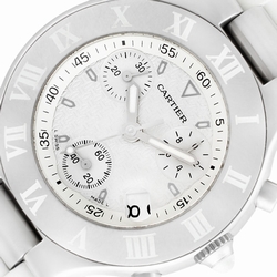 Cartier W10184U2 Chronoscaph 21 Quartz Male Stainless Steel
