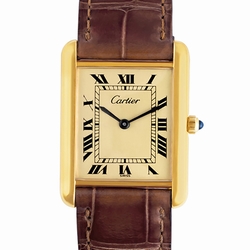 Cartier 41578 Vermeil Quartz Male Vermeil
