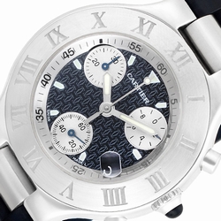 Cartier w10184U2 Chronoscaph 21 Quartz Male Stainless Steel