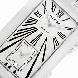 Chopard r46390 Dual Time Automatic Male 18k White Gold