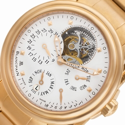 Blancpain 2625-3618a-53B Leman Perpetual Automatic Male 18k rose gold