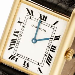 Cartier W5200024 Tank Quartz Male 18k yellow gold