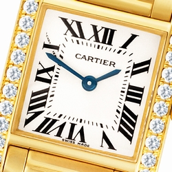 Cartier 2385 Tank Francaise Quartz Female 18k yellow gold