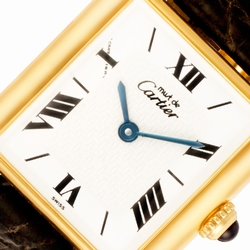 Cartier 1615 Tank Quartz Male Vermeil