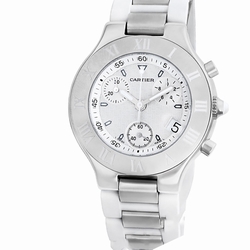 Cartier W10184U2 Chronoscaph 21 Quartz Unisex Stainless Steel