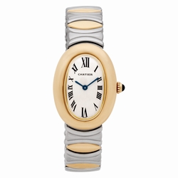 Cartier W15045D8 Baignoire Quartz Female 18k yellow gold