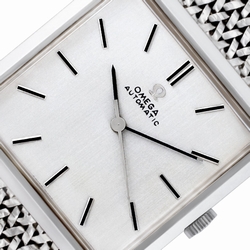 Omega n Certified pre-owned Automatic Male 18k White Gold