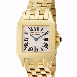 Cartier w25062x9 Santos Demoiselle Quartz Unisex 18k yellow gold