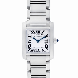 Cartier W51008Q3 Tank Francaise Quartz Female Stainless Steel