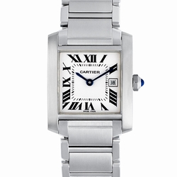 Cartier W51011Q3 Tank Francaise Quartz Unisex Stainless Steel
