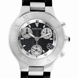 Cartier w510125u2 Chronoscaph 21 Quartz Unisex Stainless Steel