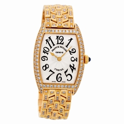Franck Muller 1752qzd Curvex Quartz Female 18k Pink Gold