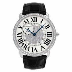 Cartier WR007004 Ronde Louis Manual Unisex 18k White Gold