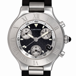 Cartier w510125u2 Chronoscaph 21 Quartz Male Stainless Steel