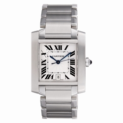 Cartier W51002q3 Tank Francaise Automatic Male Stainless Steel