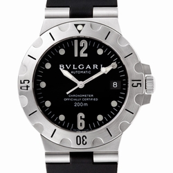 Bvlgari sd 38 s Scuba Automatic Male Stainless Steel