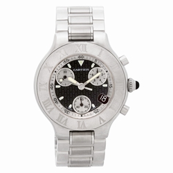 Cartier w10172t2. Chronoscaph Quartz Male Stainless Steel