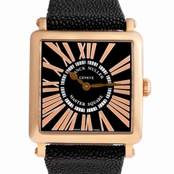 Franck Muller 6002 MQZ Master Square Quartz Female 18k rose gold
