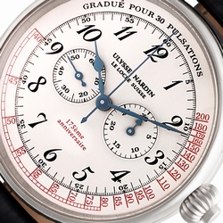 Ulysse Nardin 380-22 Pulsations 175th Manual Male 18k White Gold