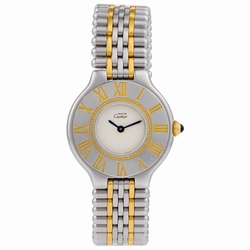 Cartier Cartier 2640 Must 21 Quartz Female Gold & Stainless Steel