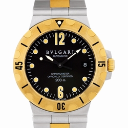 Bvlgari sd 38 sg Diagono Automatic Male Stainless Steel