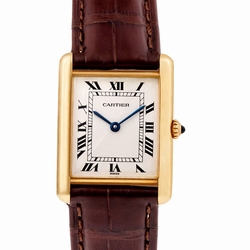 Cartier 1140 Tank Quartz Male 18k yellow gold