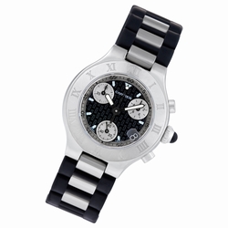Cartier W10125U2 Chronoscaph 21 Quartz Female Stainless Steel