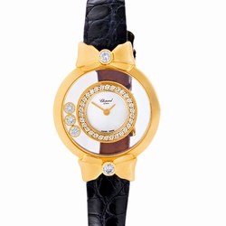 Chopard 40971467850 Happy Diamond Quartz Female Gold