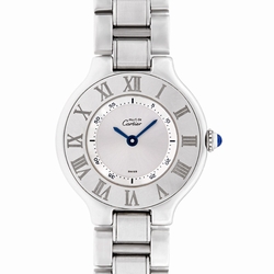 Cartier 1340 21 Quartz Female Stainless Steel