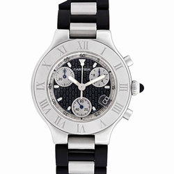 Cartier w510125u2 Chronoscaph 21 Quartz Unisex Stainless Steel