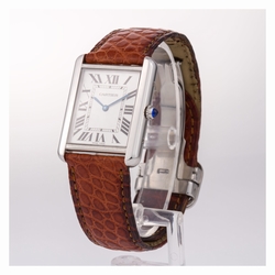 Cartier W1018355 Tank Solo Quartz Unisex Stainless Steel
