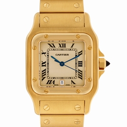 Cartier 887901 Santos Quartz Male 18k yellow gold