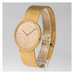 Corum Corum 2975 $20 Coin Quartz Male 18k yellow gold