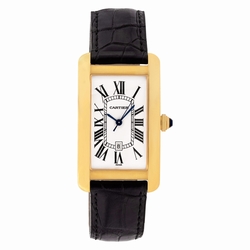 Cartier 1740 Tank Americaine Automatic Unisex 18k yellow gold