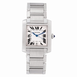Cartier W51002q3 Tank Francaise Automatic Male Stainless Steel