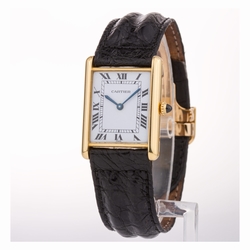 Cartier W5000256 Tank Francaise Automatic Unisex 18k yellow gold