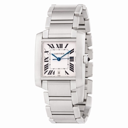 Cartier w51002q3 Tank Francaise Automatic Unisex Stainless Steel