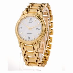 Piaget 24001 M 501 D Polo Automatic Unisex 18k Yellow Gold