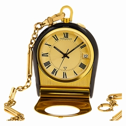 Jaeger LeCoultre 11007 Travel Clock Manual Unisex Gold Plate