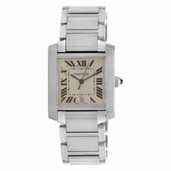 Cartier W51002q3 Tank Francaise Automatic Male Stainless Steel